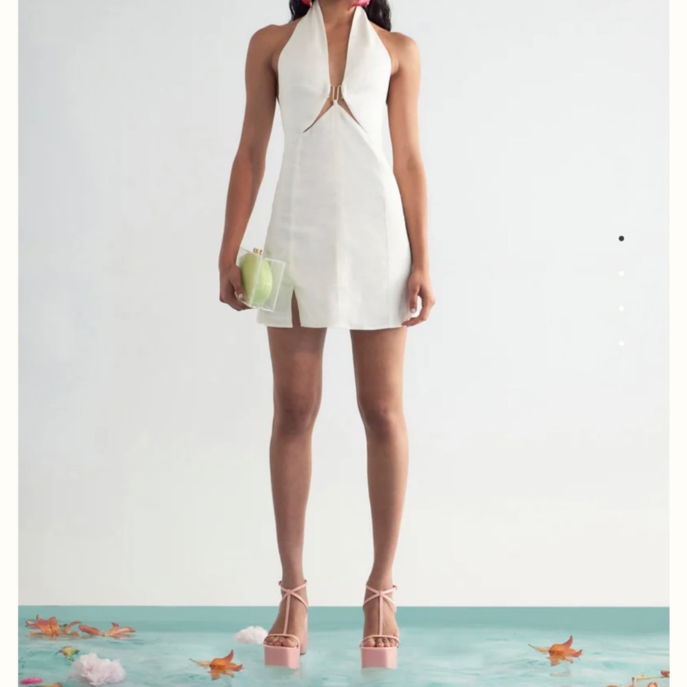 White mini cult Gaia dress worn once.